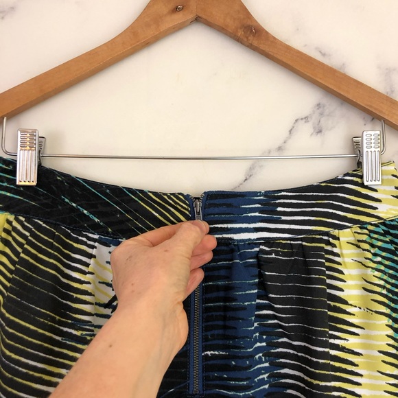 ❤️LOFT Palm Leave A-Line Mini Skirt - Picture 5 of 6